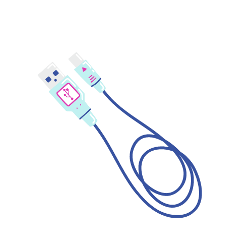 Illustration of Charger Cord