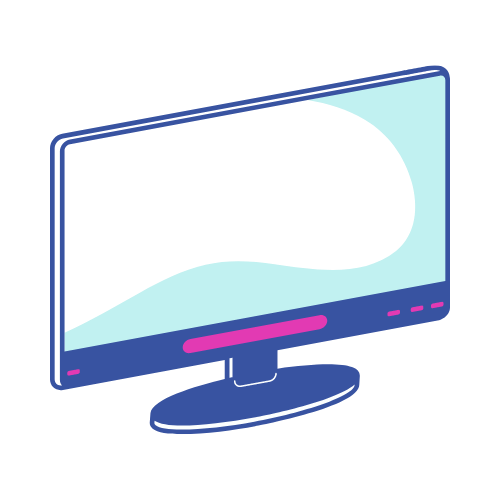 Illustration of Computer Screen