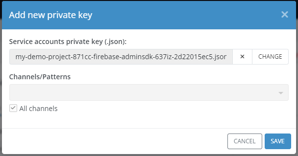 add-new-private-key-backendless