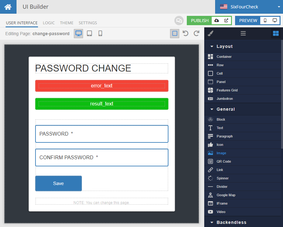 change medialink password