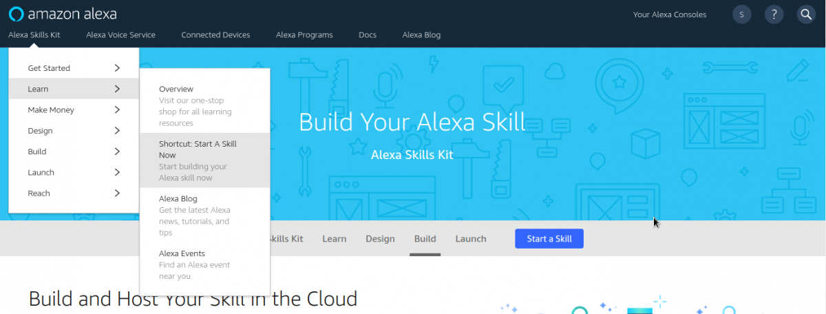 Developer alexa online skill