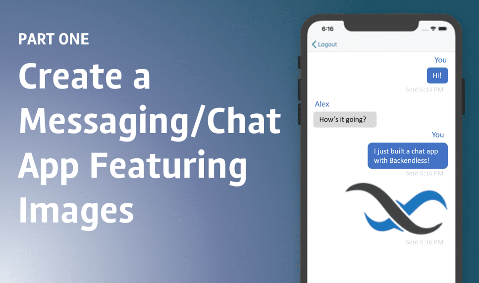 Backendless Chat App with Images
