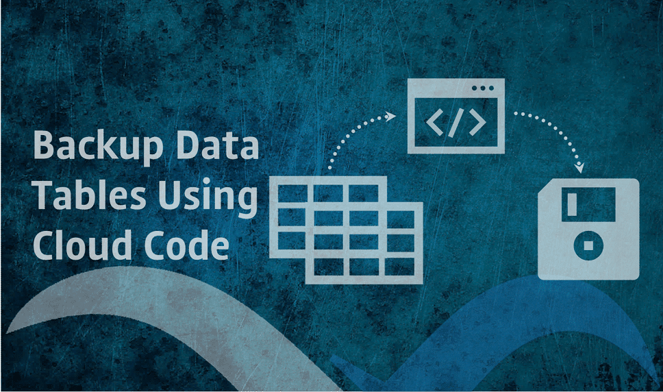 Backup Data Tables