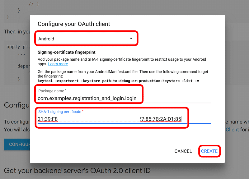 Configure OAuth Client in Google API Console