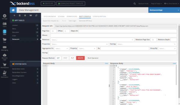 How to Use Backendless REST Console to Fetch Your Data | Backendless