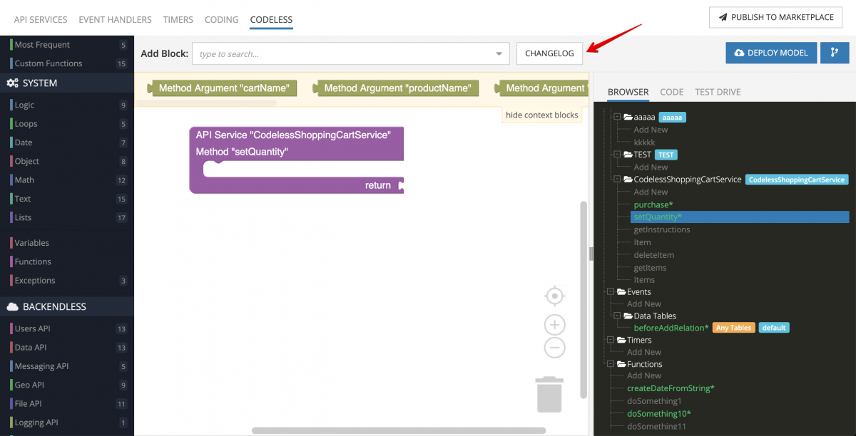 Select Codeless Logic Changelog