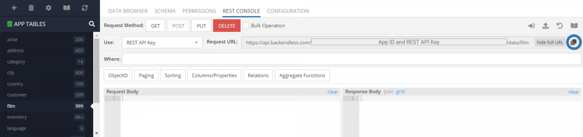 How To Create A Database View | Backendless View Designer