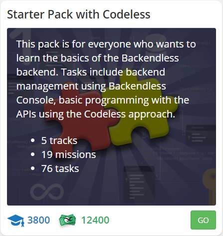 Starter Pack With Codeless