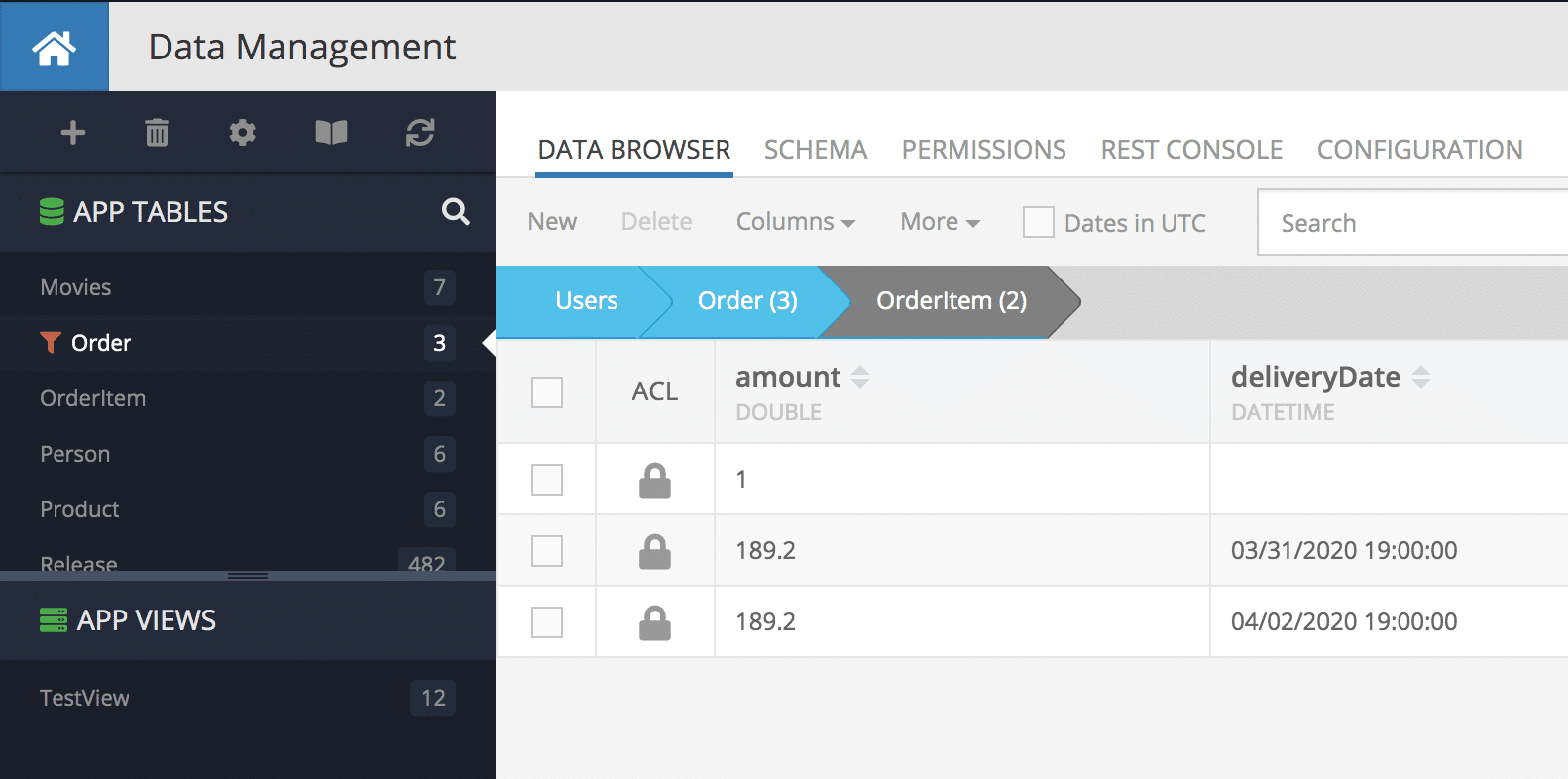 Introducing Breadcrumbs In Data Browser | Backendless