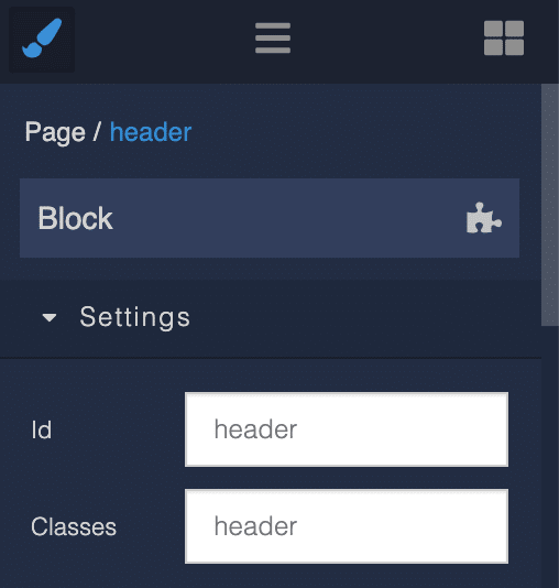Set ID and class of block element in UI Builder
