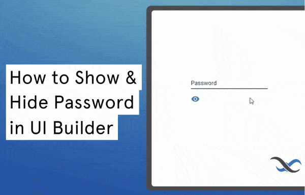 Show and Hide Password in UI Builder