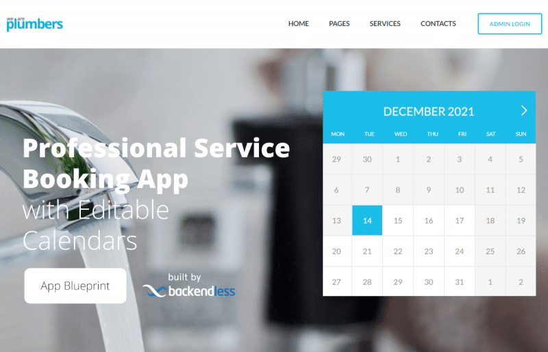 Editable Calendars In The Service Booking App Blueprint