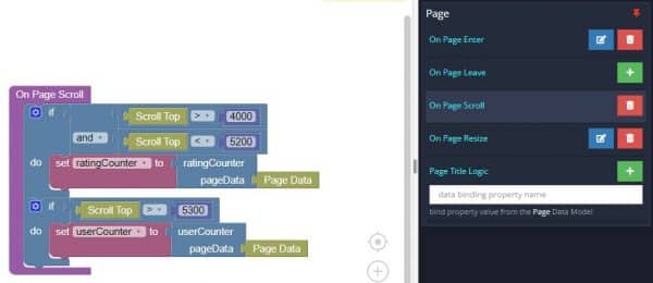 On Page Scroll logic for counters