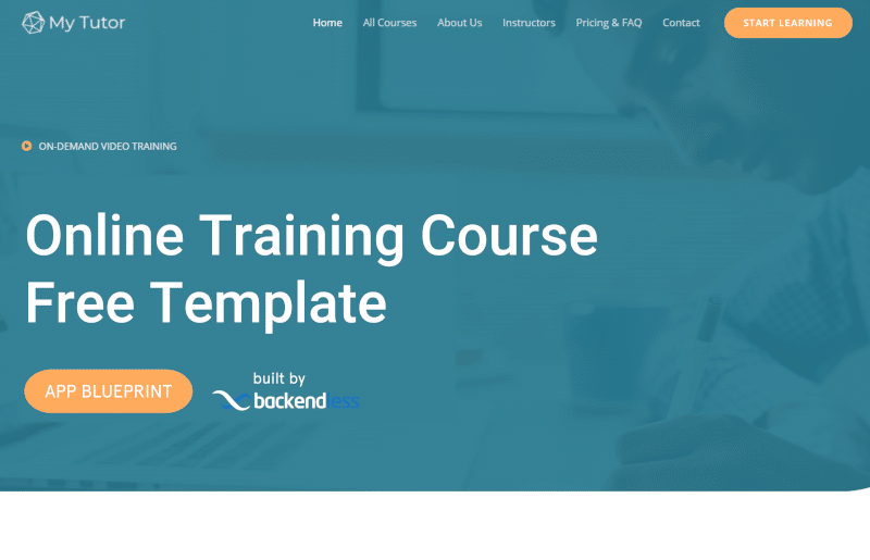 Create An Online Training Course App For Free