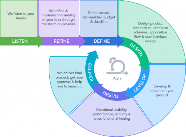 Agile software development life cycle