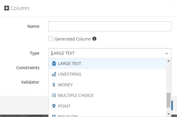 LARGETEXT Data Type