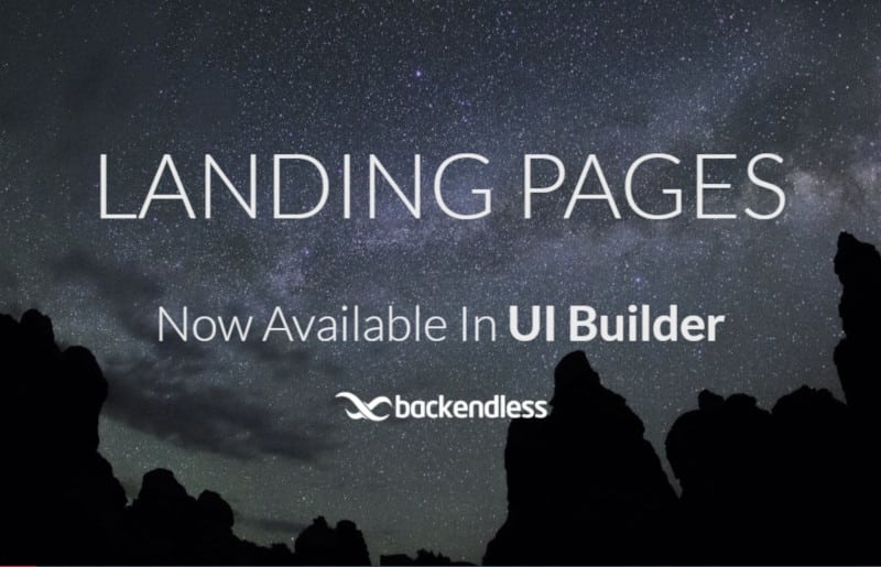 Landing Pages move to UI Builder