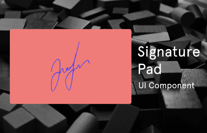 Signature Pad UI Component