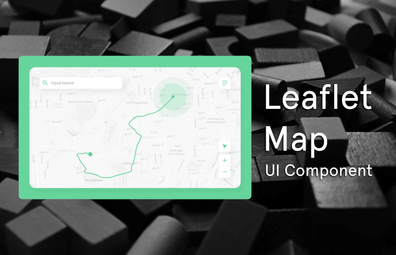 Leaflet Map UI Component 