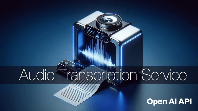 Backendless Audio Transcription Service